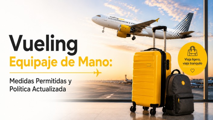 Vueling Equipaje de Mano: Medidas Permitidas y Política Actualizada
