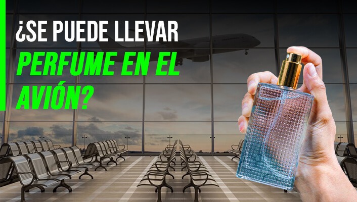 ¿Se puede llevar perfume en el avión?